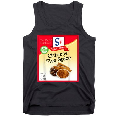 Chinese Five Spice Condiment Holiday Spice Group Costumes Tank Top