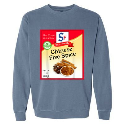 Chinese Five Spice Condiment Holiday Spice Group Costumes Garment-Dyed Sweatshirt