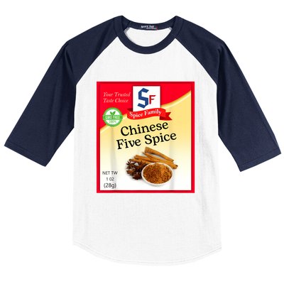 Chinese Five Spice Condiment Holiday Spice Group Costumes Baseball Sleeve Shirt