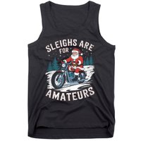 Christmas Funny Santa Claus Humor Xmas Holiday Motorcycle Tank Top