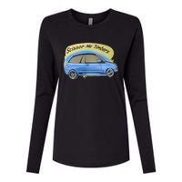 Connor Flintoft Scissor Me Timbers Car Womens Cotton Relaxed Long Sleeve T-Shirt