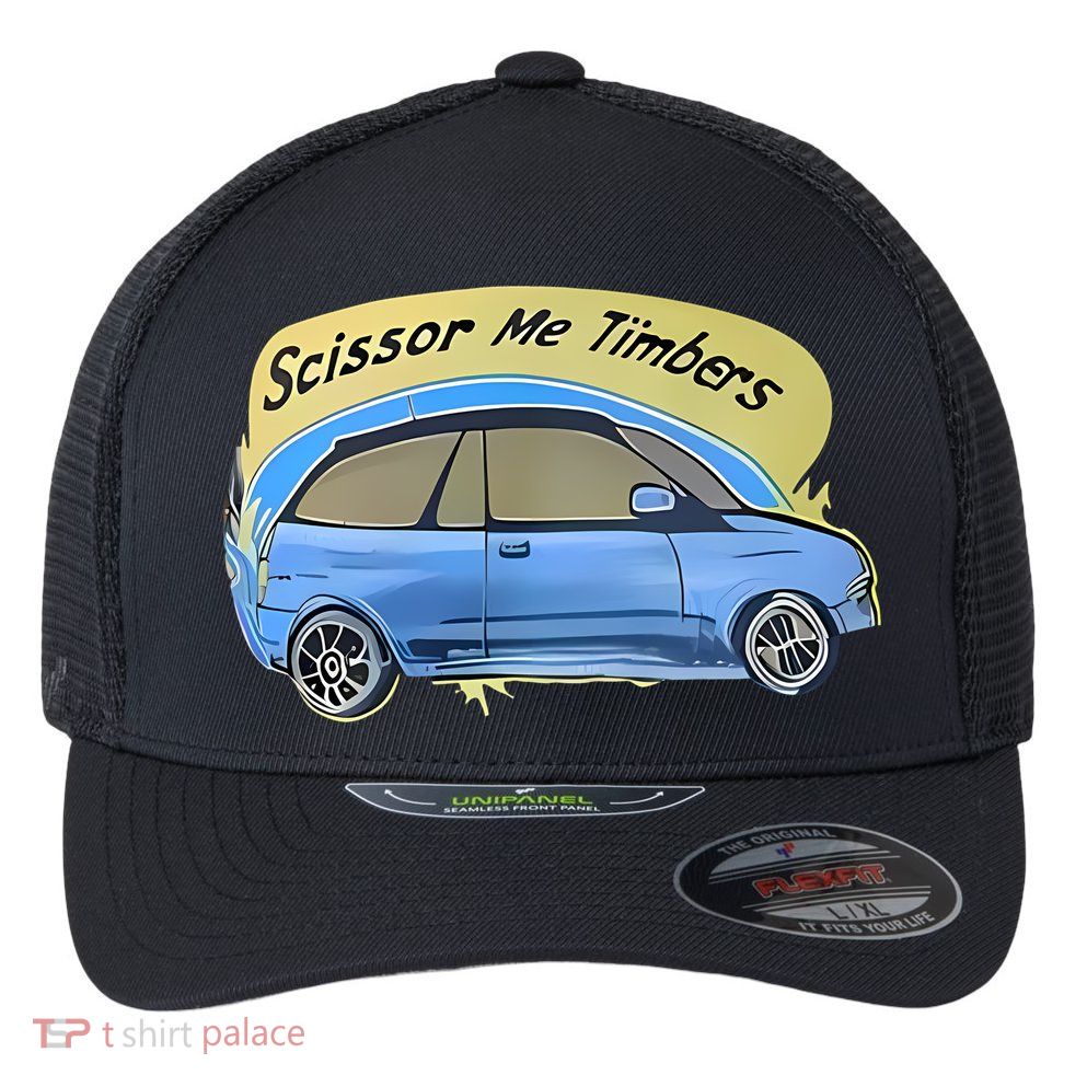Connor Flintoft Scissor Me Timbers Car Flexfit Unipanel Trucker Cap