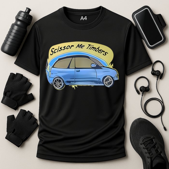 Connor Flintoft Scissor Me Timbers Car Performance Shirt