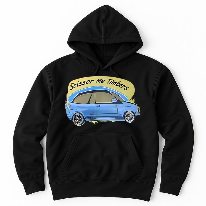 Connor Flintoft Scissor Me Timbers Car Hoodie