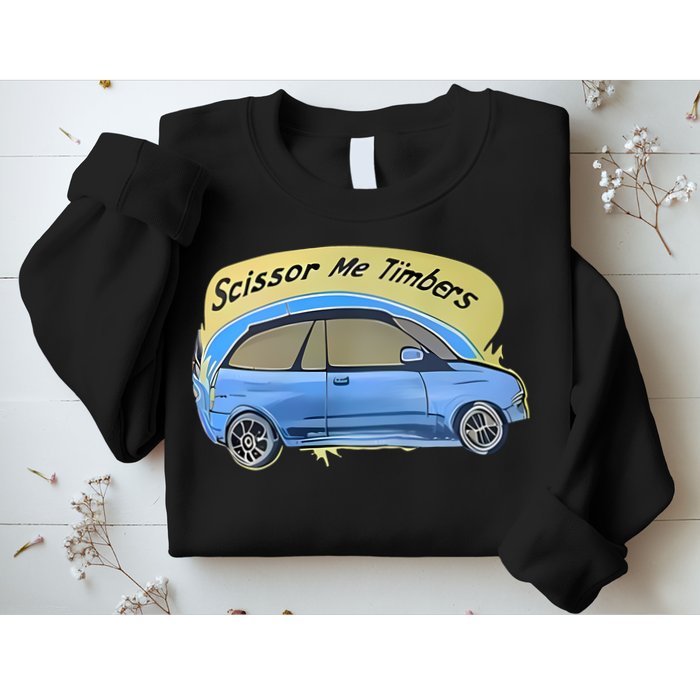 Connor Flintoft Scissor Me Timbers Car Sweatshirt
