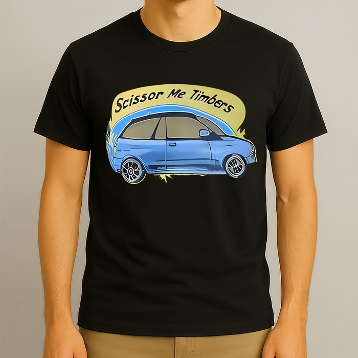 Connor Flintoft Scissor Me Timbers Car T-Shirt
