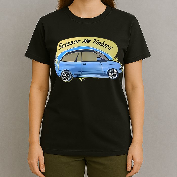 Connor Flintoft Scissor Me Timbers Car T-Shirt