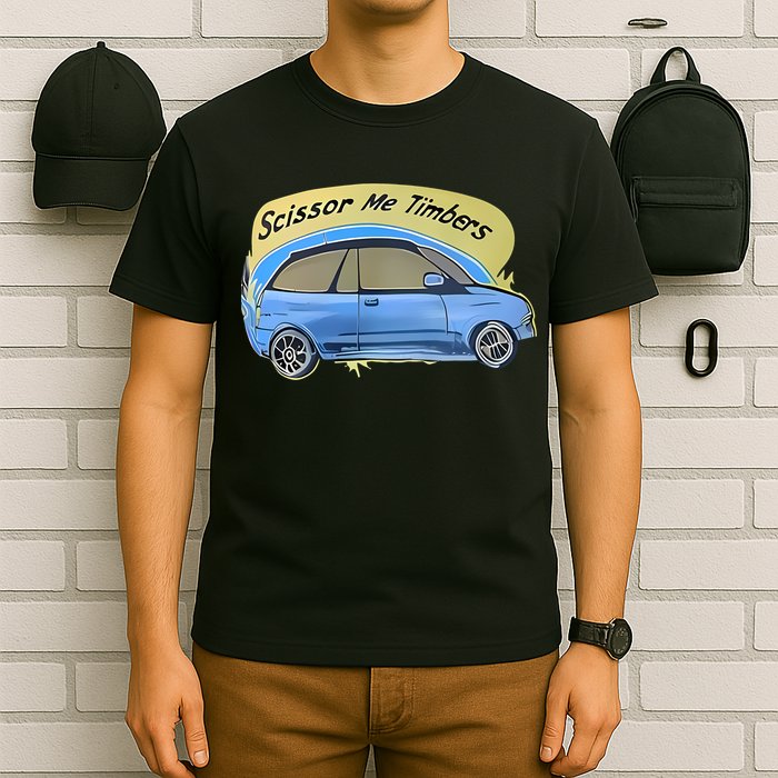 Connor Flintoft Scissor Me Timbers Car T-Shirt