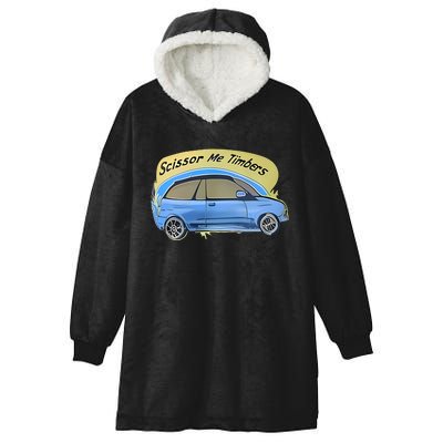 Connor Flintoft Scissor Me Timbers Car Hooded Wearable Blanket