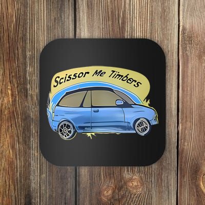 Connor Flintoft Scissor Me Timbers Car Coaster