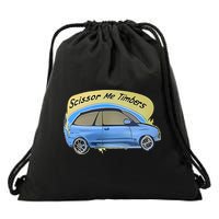 Connor Flintoft Scissor Me Timbers Car Drawstring Bag
