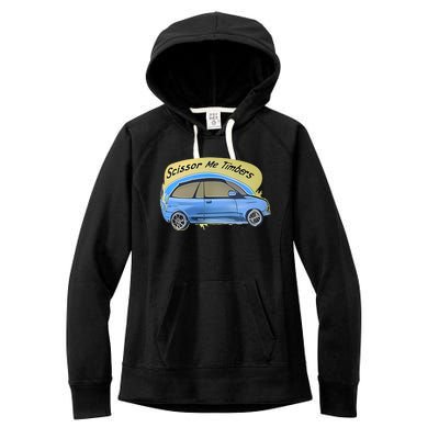 Connor Flintoft Scissor Me Timbers Car Women's Fleece Hoodie