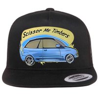 Connor Flintoft Scissor Me Timbers Car Flat Bill Trucker Hat