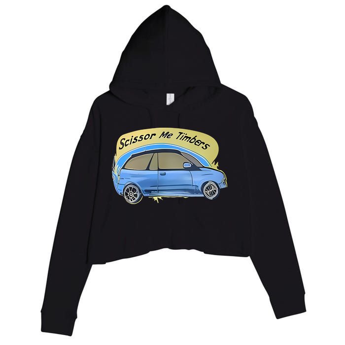Connor Flintoft Scissor Me Timbers Car Crop Fleece Hoodie