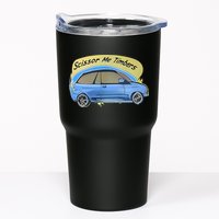 Connor Flintoft Scissor Me Timbers Car Tumbler