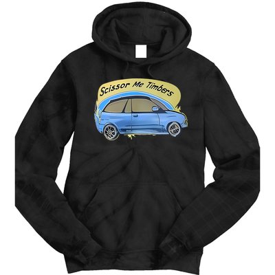 Connor Flintoft Scissor Me Timbers Car Tie Dye Hoodie
