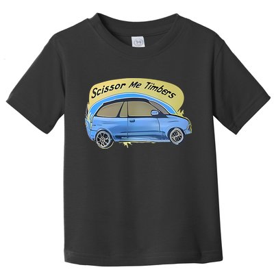 Connor Flintoft Scissor Me Timbers Car Toddler T-Shirt