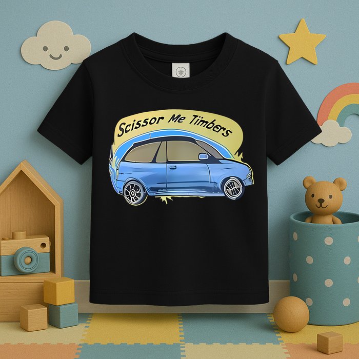 Connor Flintoft Scissor Me Timbers Car Toddler T-Shirt