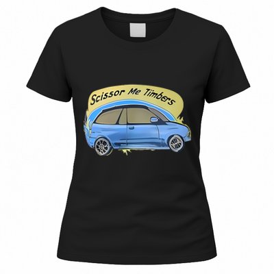 Connor Flintoft Scissor Me Timbers Car Women's T-Shirt