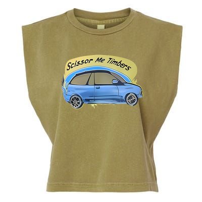 Connor Flintoft Scissor Me Timbers Car Garment-Dyed Women's Muscle Tee