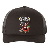 Cats For Santa Everybody Christmas Cat Yupoong Adult 5-Panel Trucker Hat