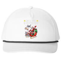 Cats For Santa Everybody Christmas Cat Snapback Five-Panel Rope Hat