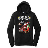 Cats For Santa Everybody Christmas Cat Women's Pullover Hoodie