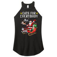 Cats For Santa Everybody Christmas Cat Women's Perfect Tri Rocker Tank