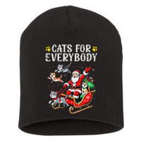 Cats For Santa Everybody Christmas Cat Short Acrylic Beanie