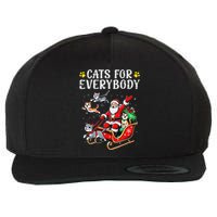 Cats For Santa Everybody Christmas Cat Wool Snapback Cap