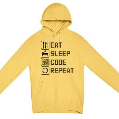 Code Funny Software Premium Pullover Hoodie