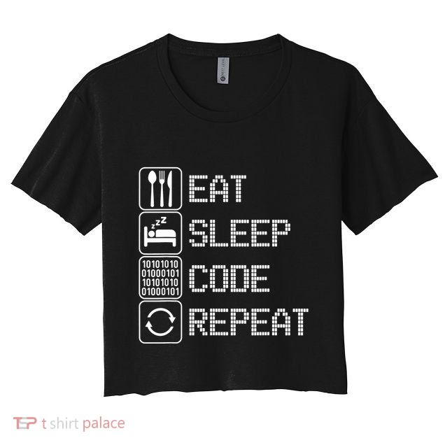 Code Funny Software Women's Crop Top Tee