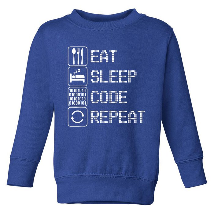 Code Funny Software Toddler Sweatshirt