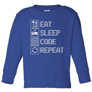 Code Funny Software Toddler Long Sleeve Shirt