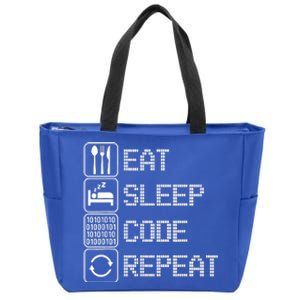 Code Funny Software Zip Tote Bag