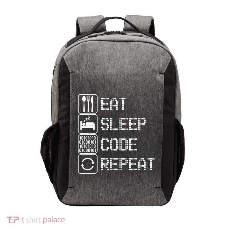 Code Funny Software Vector Backpack