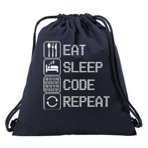 Code Funny Software Drawstring Bag