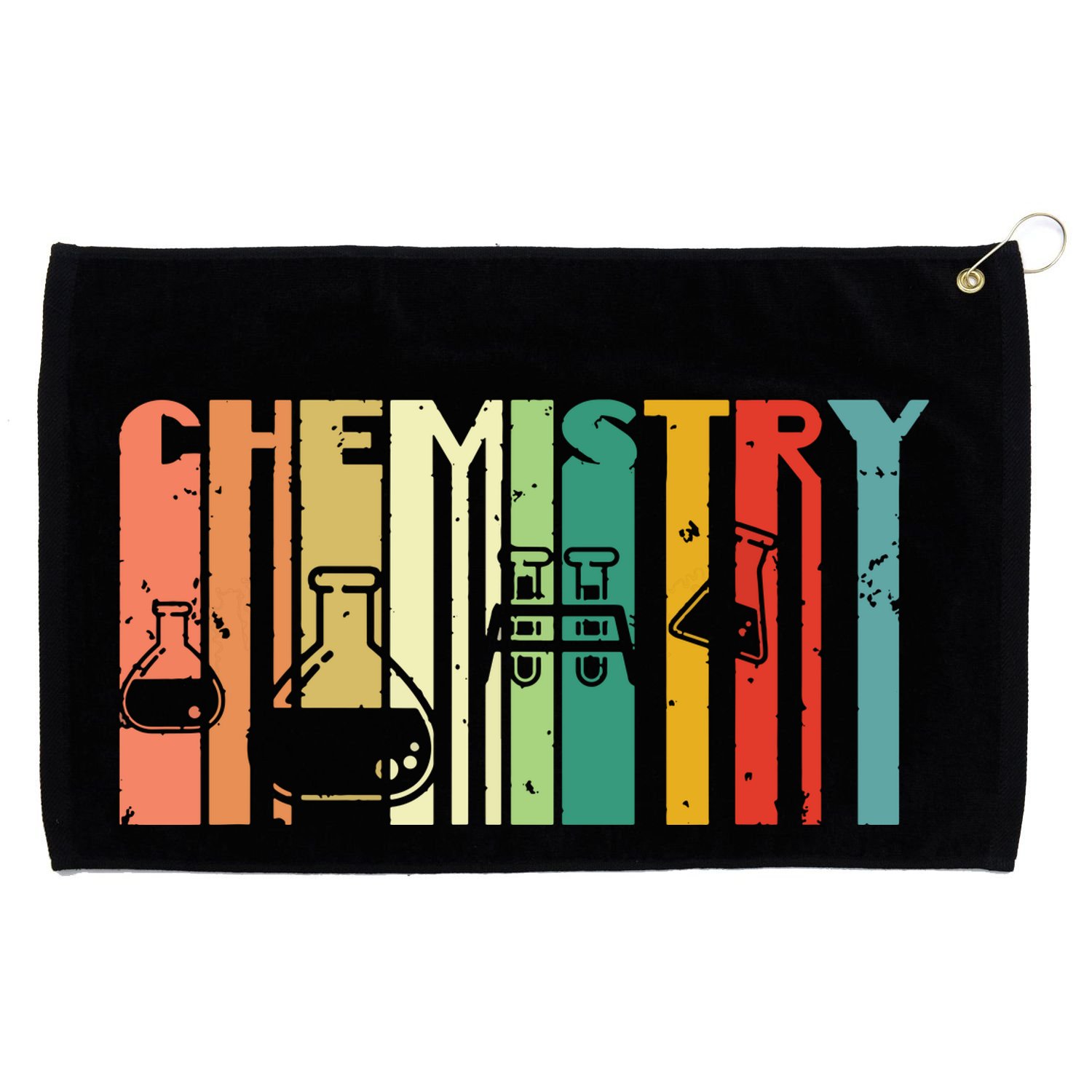 Chemistry Funny Science Student Chemist Humor Grommeted Golf Towel