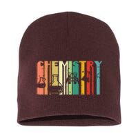 Chemistry Funny Science Student Chemist Humor Short Acrylic Beanie