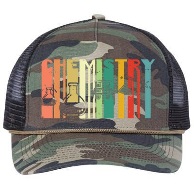 Chemistry Funny Science Student Chemist Humor Retro Rope Trucker Hat Cap