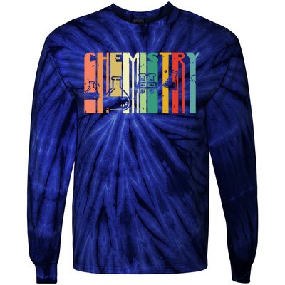 Chemistry Funny Science Student Chemist Humor Tie-Dye Long Sleeve Shirt