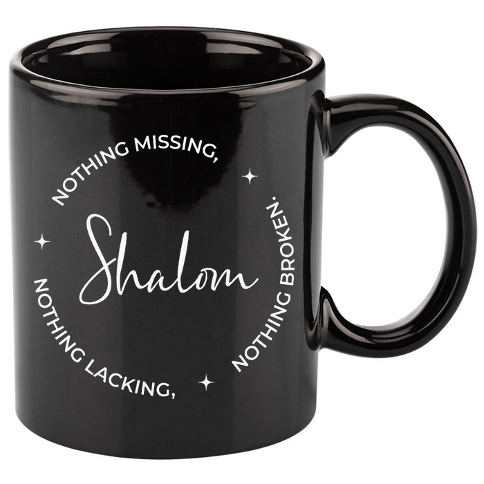 Christian Faith Shalom A Gift 11oz C Handle Ceramic Mug
