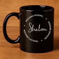 Christian Faith Shalom A Gift 11oz C Handle Ceramic Mug