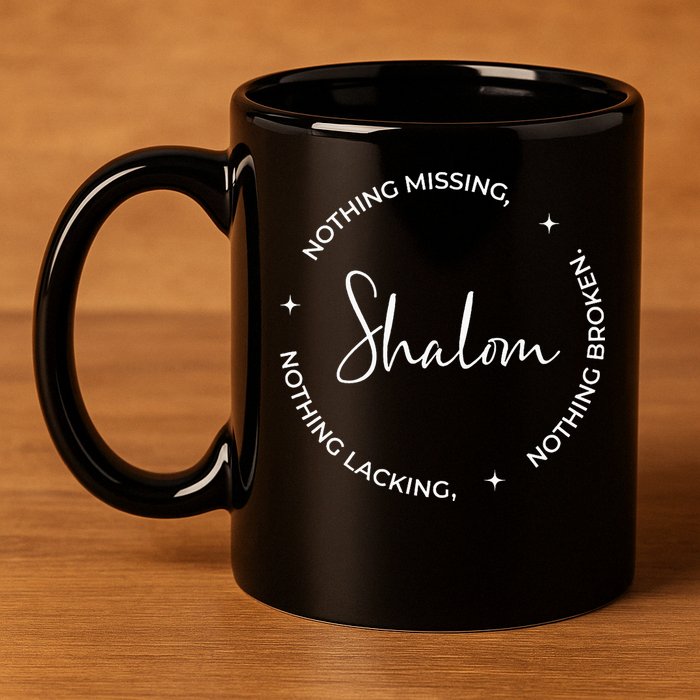 Christian Faith Shalom A Gift 11oz C Handle Ceramic Mug