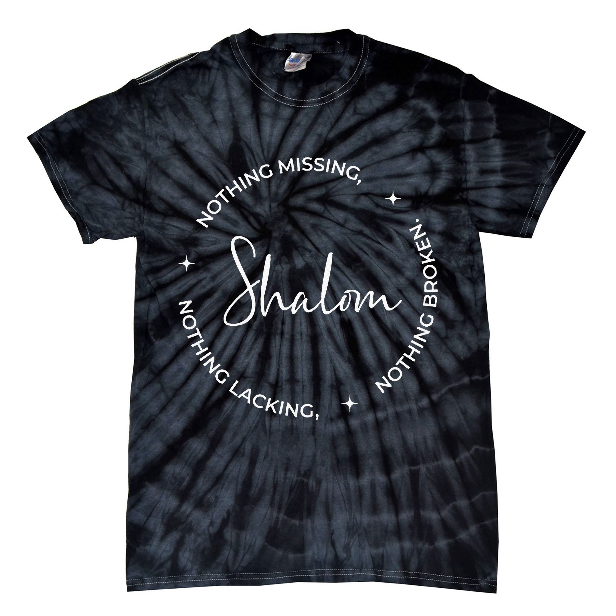 Christian Faith Shalom A Gift Tie-Dye T-Shirt