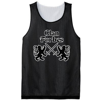 Clan Forbes Scottish Swords Lion Mesh Reversible Basketball Jersey Tank