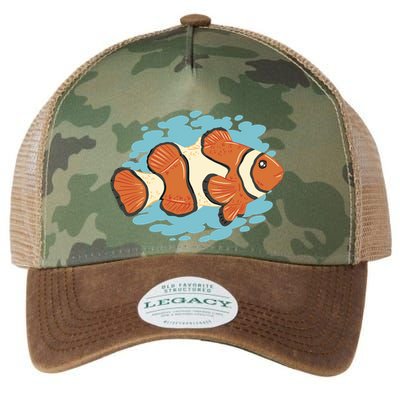 Clown Fish Sea Legacy Tie Dye Trucker Hat