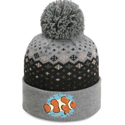 Clown Fish Sea The Baniff Cuffed Pom Beanie