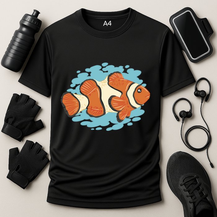 Clown Fish Sea Cooling Performance Crew T-Shirt