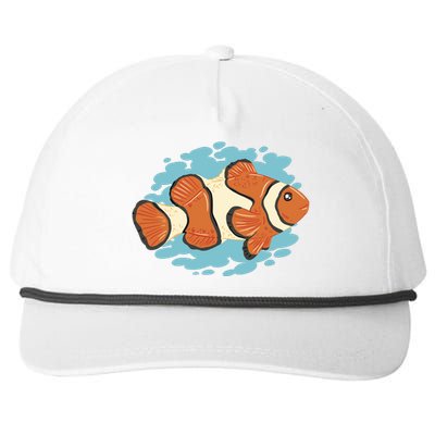 Clown Fish Sea Snapback Five-Panel Rope Hat